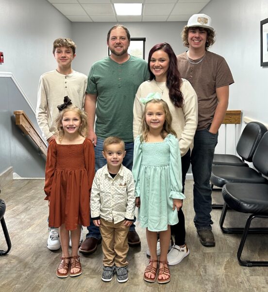 Family group picture - adoption of a child
