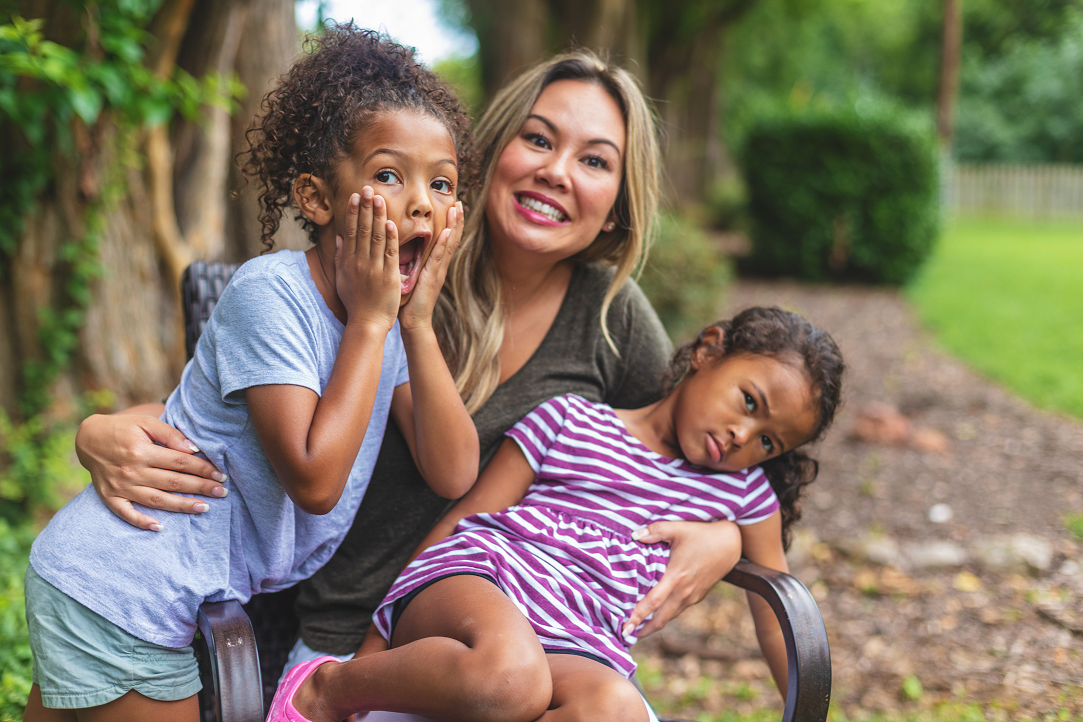 foster mom and kids